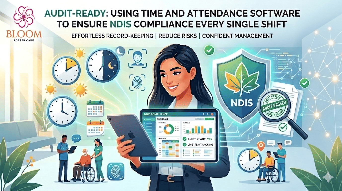 Audit-Ready: Using Time and Attendance Software to Ensure NDIS Compliance Every Single Shift